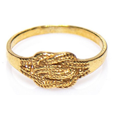 Gouden mattenklopper ring | Mattenklopper ring goud