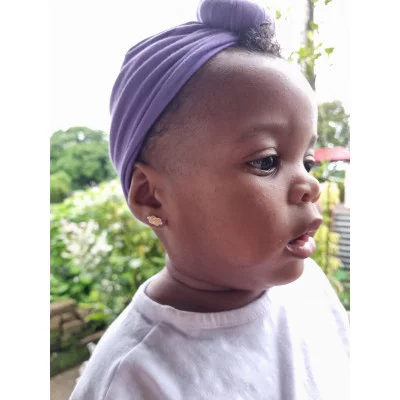 Surinaamse mattenklopper oorbellen kind | Mattenklopper oorbellen zilver