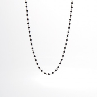 Ogri ai ketting | Surinaamse zwarte kralen ketting