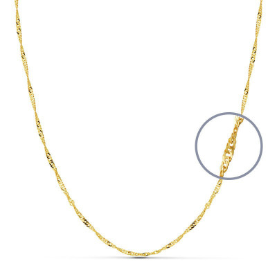 Surinaams goud | Ketting Surinaams goud | 18K gouden ketting Suriname