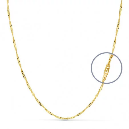 Surinaams goud | Ketting Surinaams goud | 18K gouden ketting Suriname