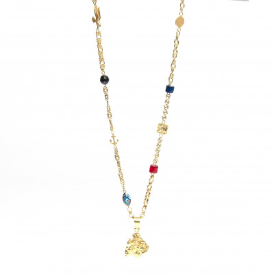 Surinaamse ketting met hanger goud 18K | Surinaamse sieraden