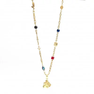 Surinaamse ketting met hanger goud 18K | Surinaamse sieraden