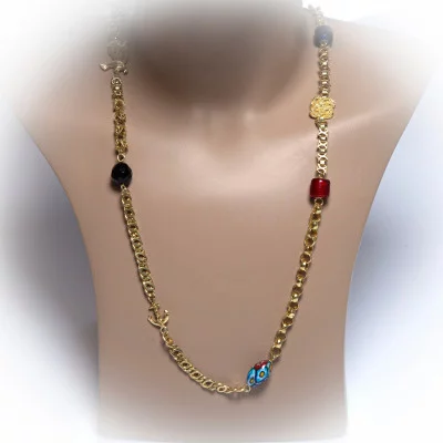 Allakondre ketting | gouden Surinaamse ketting | Surinaamse ketting goud