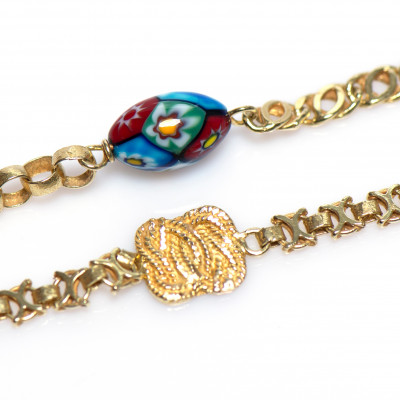 Ala kondre ketting 18 karaat | Surinaams goud 18 karaat