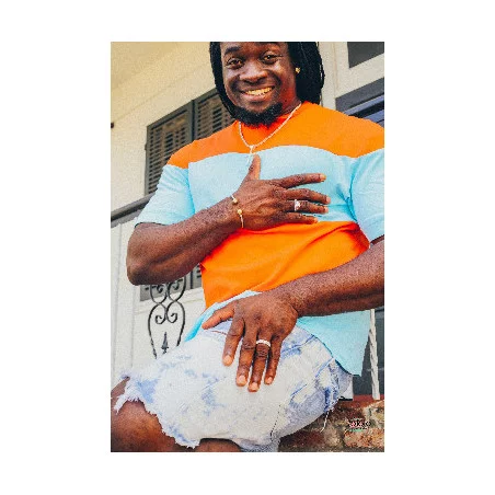 Surinaamse boei gouden knoppen | Gouden surinaamse armband