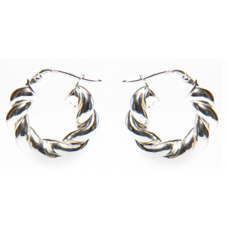 Surinaamse creolen zilver | Surinaamse oorbellen