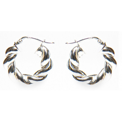 Surinaamse creolen zilver | Surinaamse oorbellen