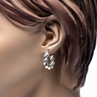 Surinaamse creolen zilver | Surinaamse oorbellen 2