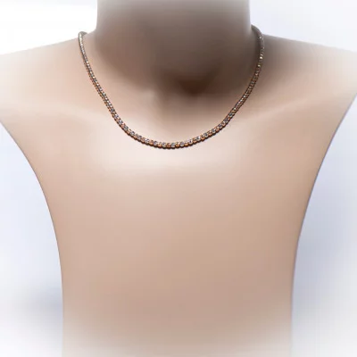 Bi-color diamond cut sieradenset | Sieradenset cadeauset