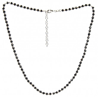 Surinaamse ogri ai ketting | Surinaamse zwarte kralen ketting