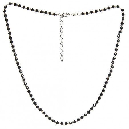 Surinaamse ogri ai ketting | Surinaamse zwarte kralen ketting