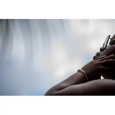 Surinaamse boei armband | Surinaamse armband zilver