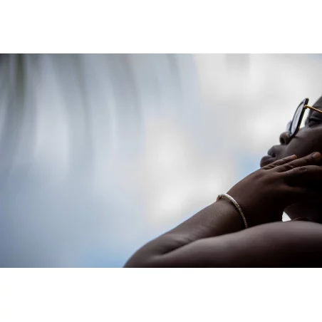 Surinaamse boei armband | Surinaamse armband zilver