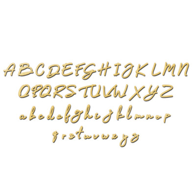 goudkleurige naamketting maken