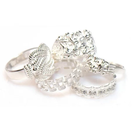 Kleine piet piet ring | Piet piet ring zilver