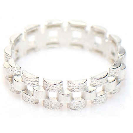 Rolex schakel ring zilver | Rolex ring | Rolex schakel ring