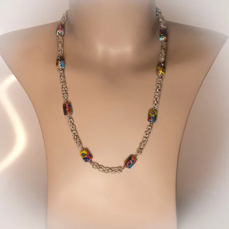 Surinaamse ala kondre ketting heren zilver | Surinaamse juwelier | Ketting Suriname