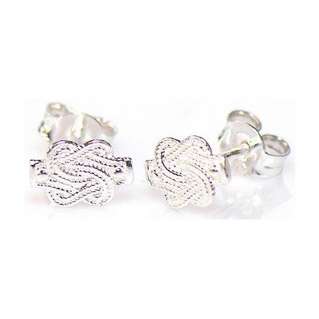 Mattenklopper oorbellen zilver | Mattenklopper oorbellen Fokko | Surinaamse juwelier