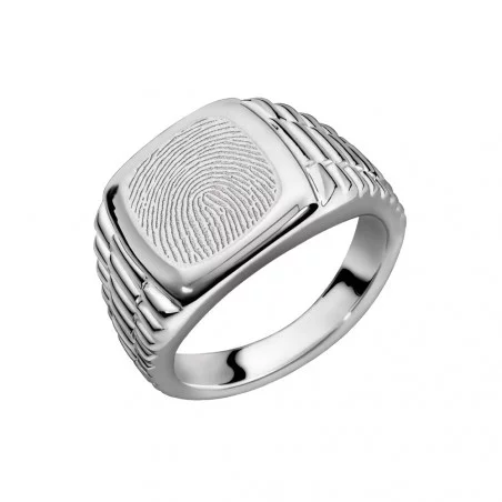 Rolex ring vingerafdruk | zilveren ring vingerafdruk | Vingerafdruk sieraden