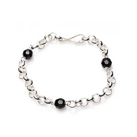 Lontai armband vrouw - Surinaamse armband zwarte kralen