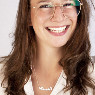 Zilveren naamketting Carrie | Naamketting kopen 2