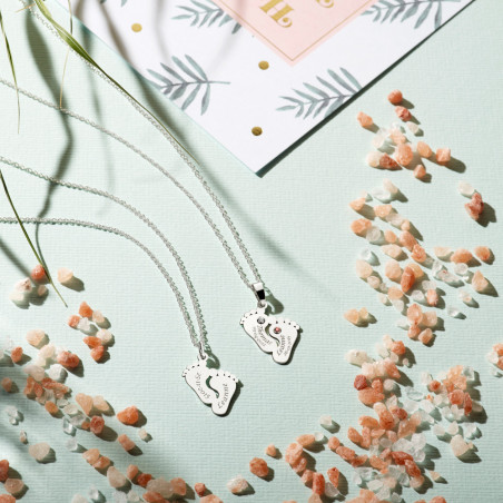 Zilveren hanger voetjes | Goedkope zilveren sieraden