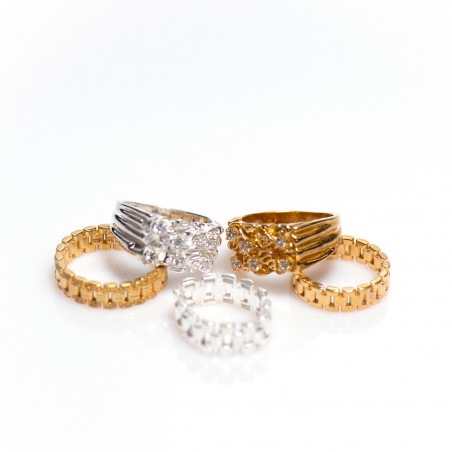 Piet piet ring zirkonia | Piet piet ring steentjes | Piet piet ring diamant | Piet piet ring heren