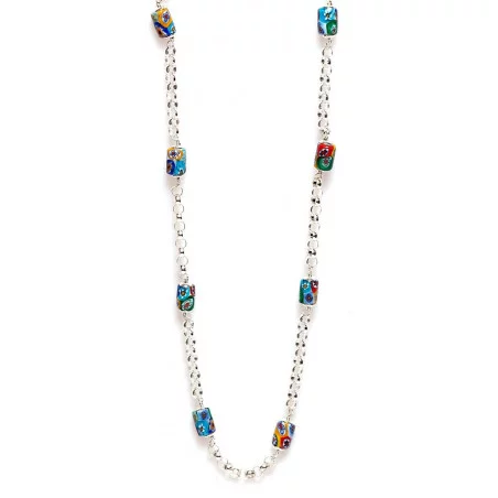 Ala kondre ketting zilver | Ala kondre ketting kralen