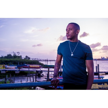 Hanger Suriname zilver | Surinaamse sieraden