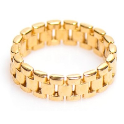 Rolex schakel ring | Rolex ring | Rollie ring | Schakel Rolex ring goud