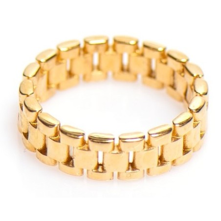 Rolex schakel ring | Rolex ring | Rollie ring | Schakel Rolex ring goud