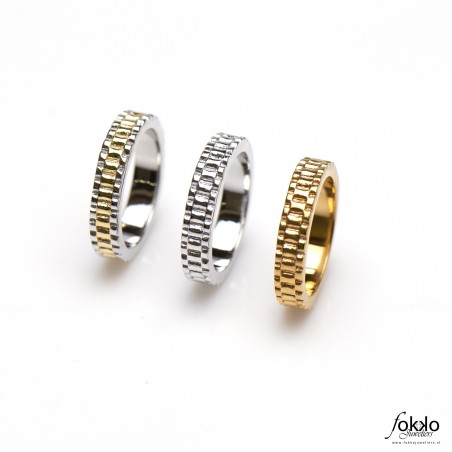 Gouden Rolex sieraden | Zilveren Rolex ring