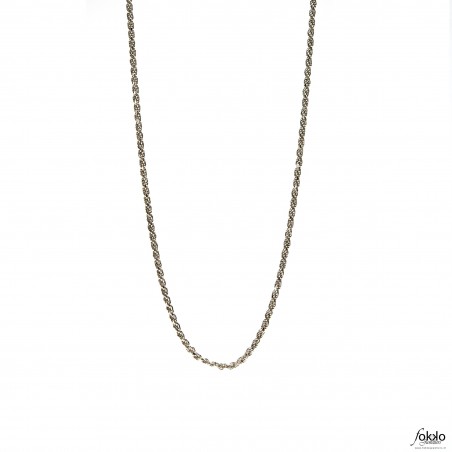 Rope chain ketting | Rope chain silver