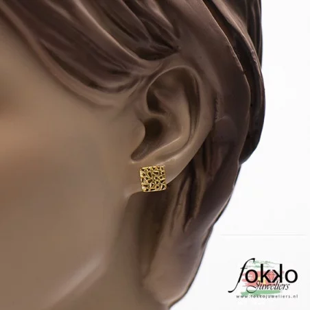 Piet piet oorbellen | Surinaams goud | Su sieraden