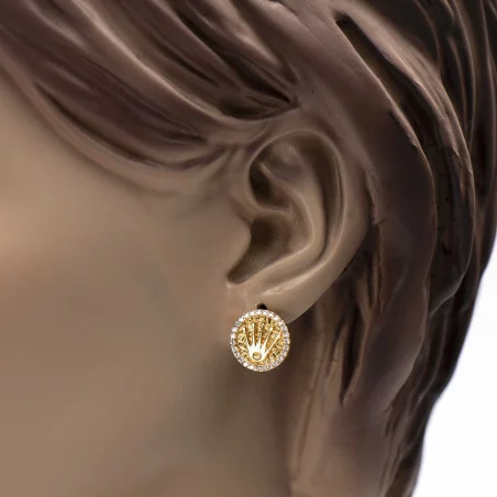 Rolex oorbellen met kroon | Rolex sieraden | Rolex jewelry