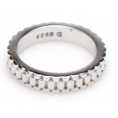 Rolex schakel ring | Rolex ring | Rolex jewelry | Rolex silver