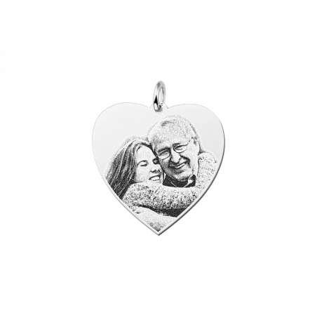 Fotohanger | sieraad met foto | hanger met gravure