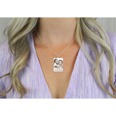 Foto hanger zilver | foto sieraad