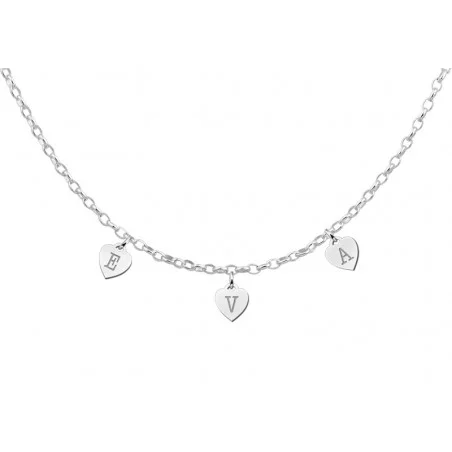 Ketting met letters | Zilveren naamketting