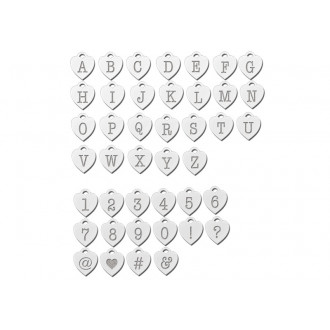 Ketting met letters | Zilveren naamketting 2