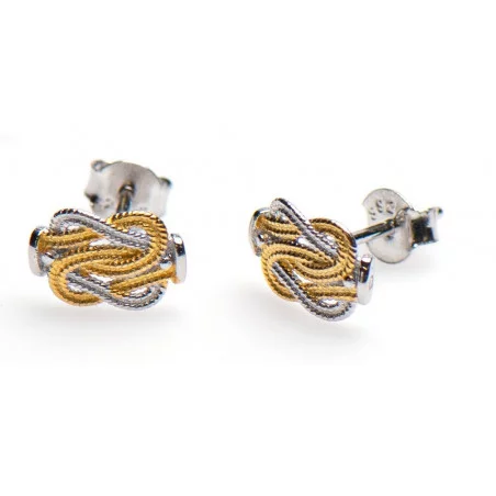 Mattenklopper oorbellen | Surinaamse mattenklopper oorbellen | Surinaams goud