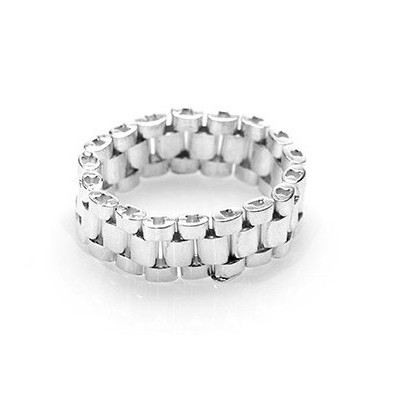 Rolex schakel ring | Rolex jewelry | Rolex ring | Rolex silver