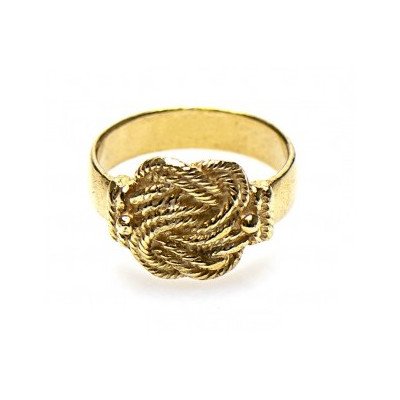 Mattenklopper ring | Gouden mattenklopper ring | Surinaams goud