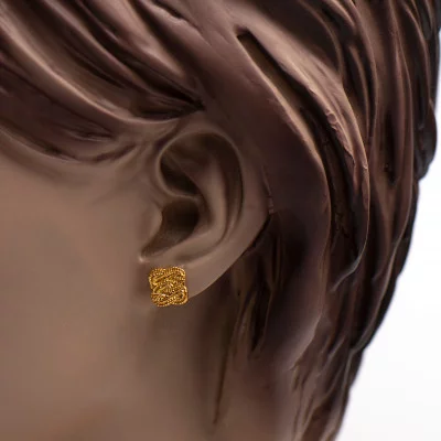 Surinaamse gouden oorbellen | Surinaams goud | Gouden Surinaamse oorbellen