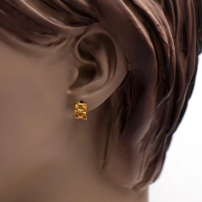 Gouden Rolex oorbellen heren | Rolex schakel oorbellen | Rolex oorbellen 18K