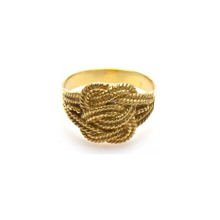 Gouden mattenklopper ring | Surinaams goud | Mattenklopper ring goud