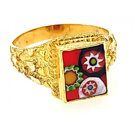 Gouden Surinaamse ala kondre ring | Surinaams goud