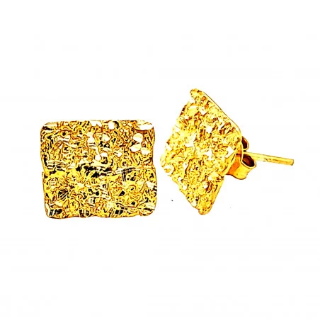 Gouden piet piet oorbellen | Surinaamse piet piet oorbellen